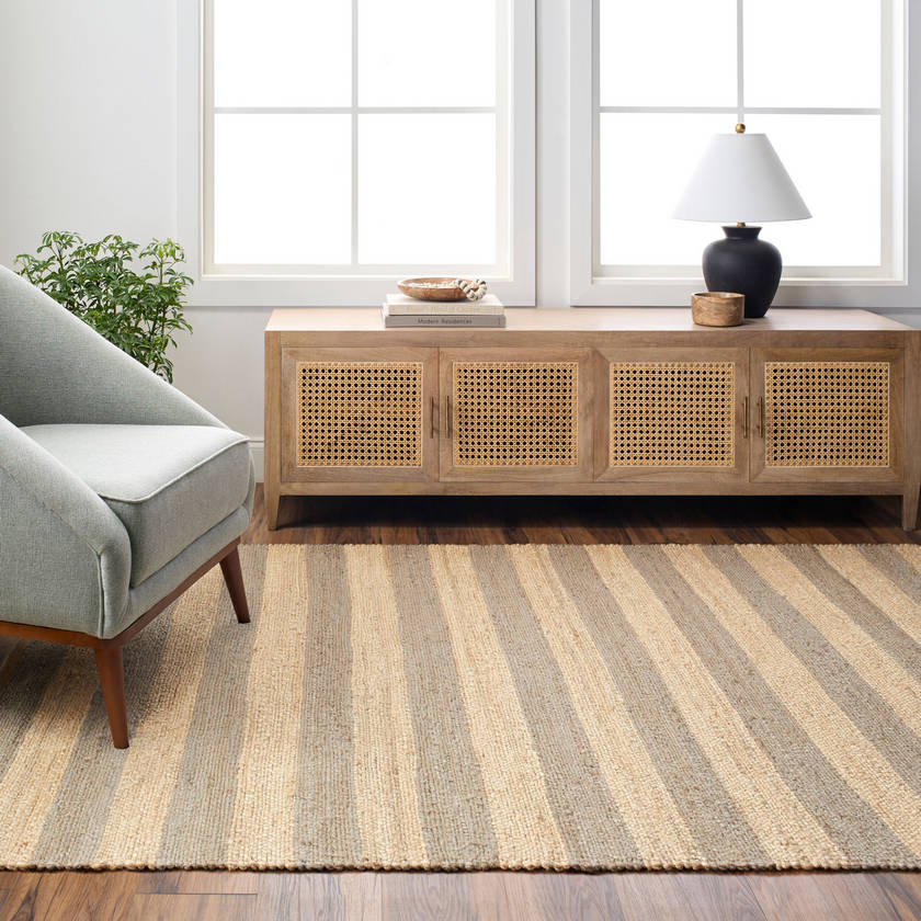 Larraine Modern Dark Brown Area Rug