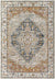 Alva Traditional Dark Blue Area Rug