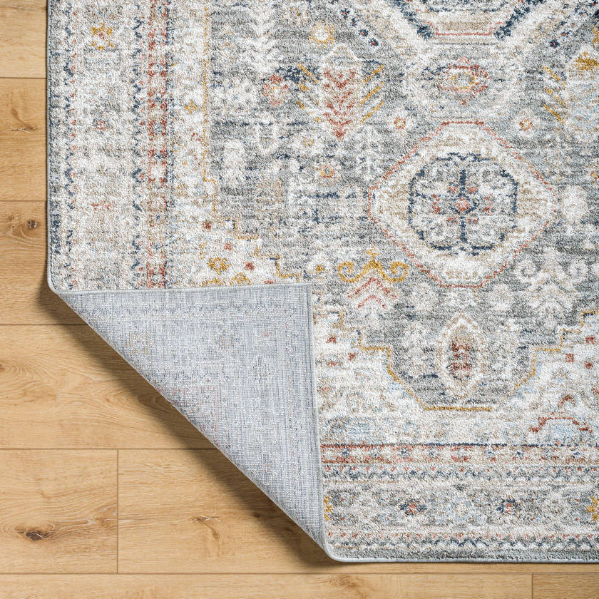 Leslieanne Traditional Medium Brown/Medium Gray Area Rug