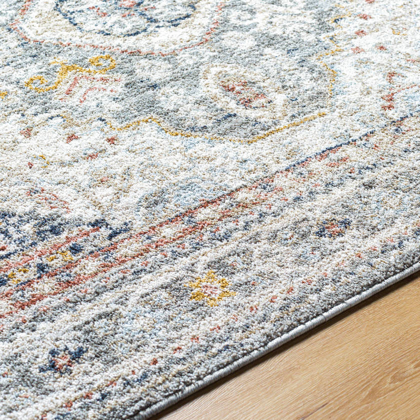 Leslieanne Traditional Medium Brown/Medium Gray Area Rug