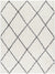 Erineo Modern Cream/Medium Gray Area Rug