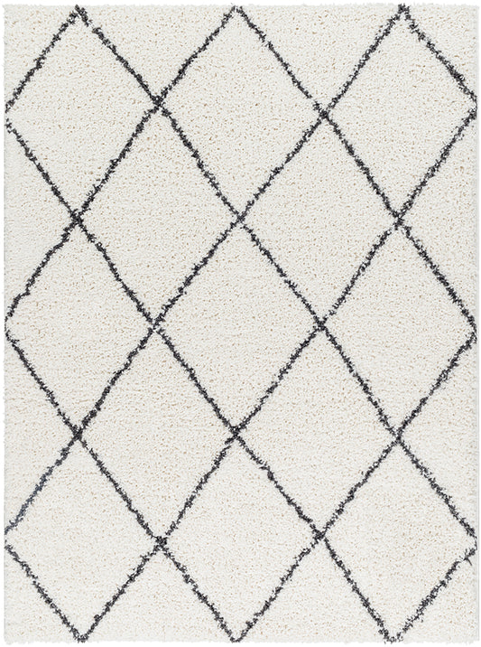 Erineo Modern Cream/Medium Gray Area Rug