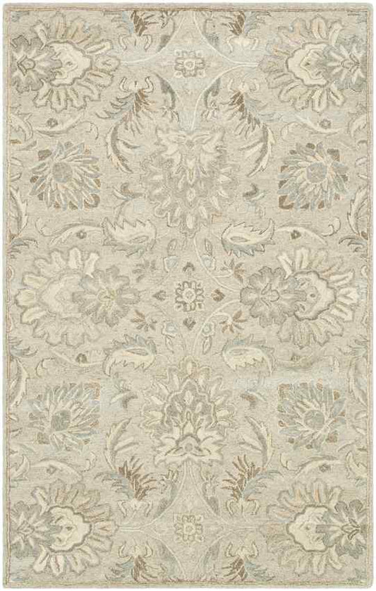 Lyon Traditional Pale Blue Area Rug