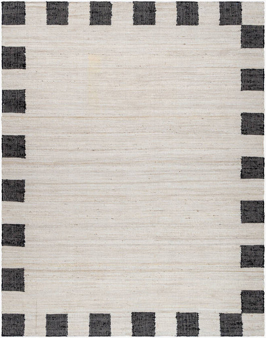 Ananias Modern Black Area Rug
