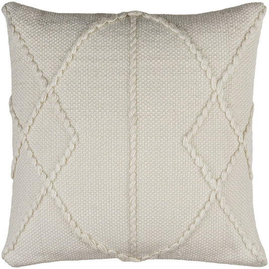 Lashala Light Silver Pillow Cover