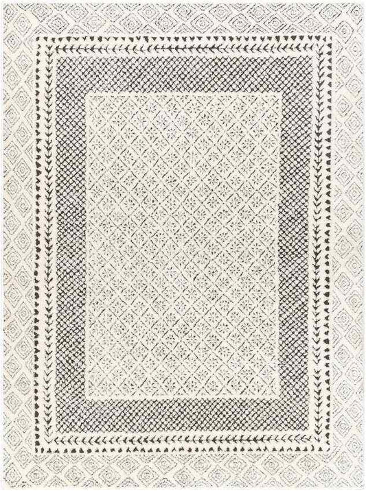 Vada Modern Ivory/Black Area Rug