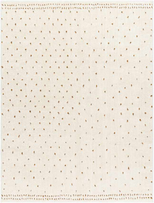 Monisha Modern Ivory/Brown Area Rug