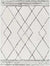 Josue Modern Ivory/Black Area Rug