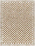 Zechariah Modern Ivory/Brown Area Rug