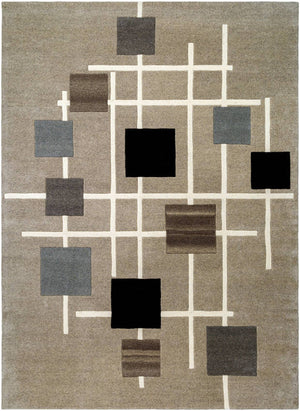 Charlo Modern Grey Area Rug