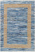 Dempsey Modern Tan/Light Blue Area Rug