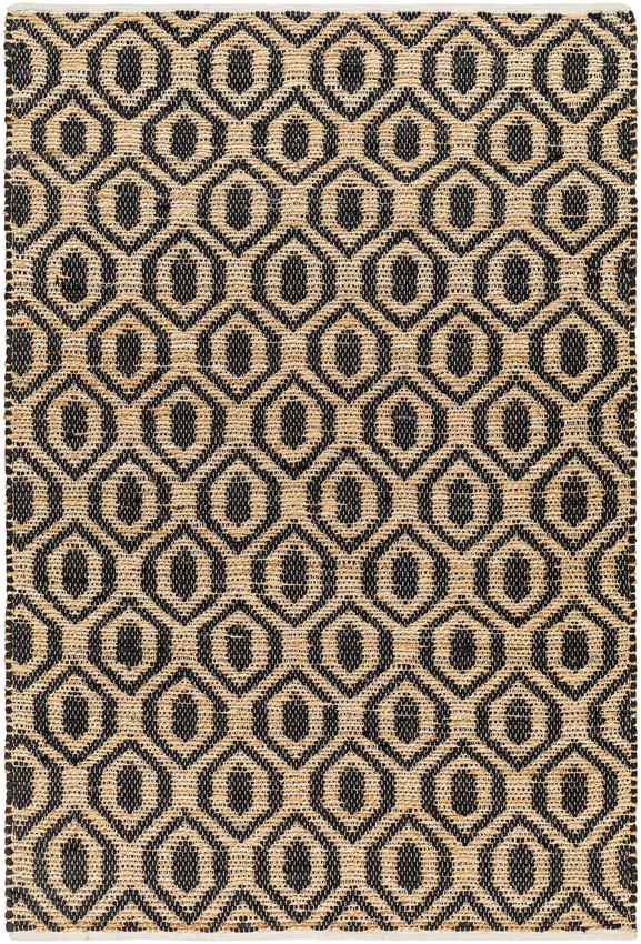 Diandria Modern Tan/Black Area Rug