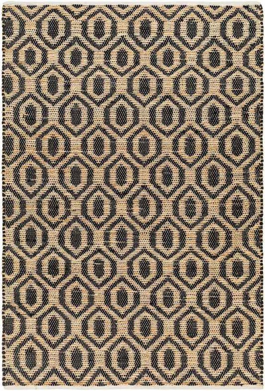 Diandria Modern Tan/Black Area Rug