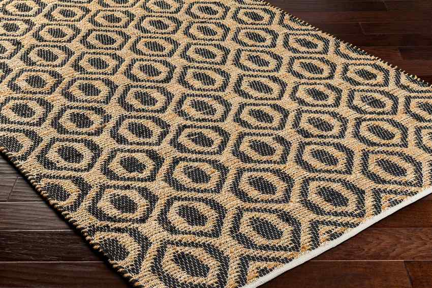 Diandria Modern Tan/Black Area Rug