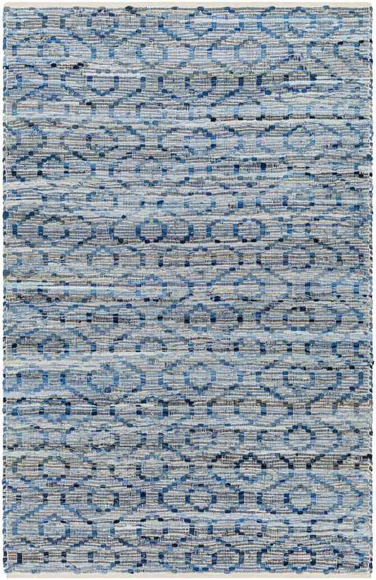 Ndrew Modern Dark Blue Area Rug
