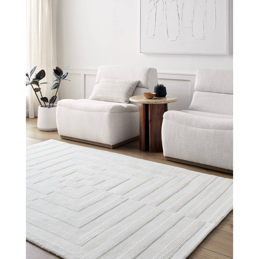 Cantal Modern Pearl Area Rug