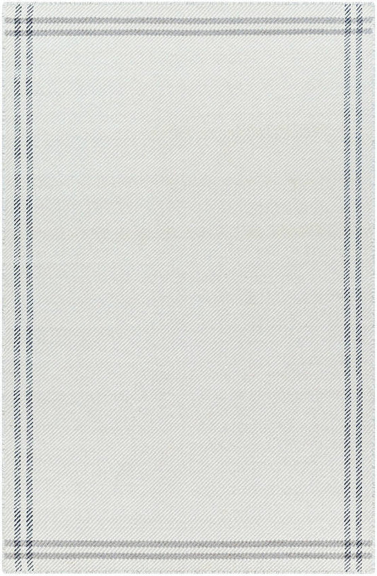Janmichael Cottage Light Silver/Charcoal Area Rug