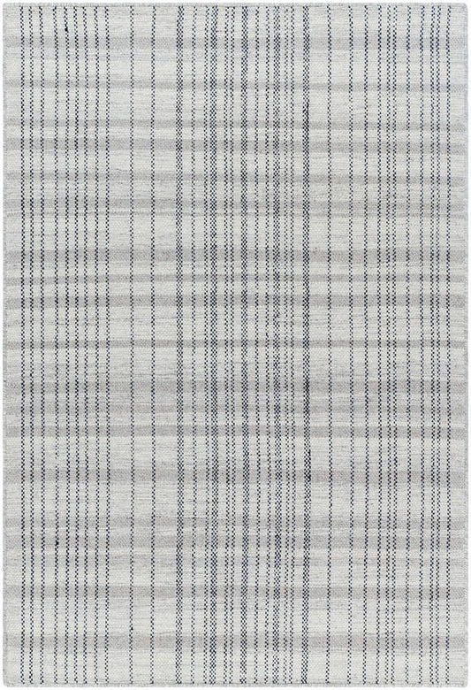 Ishaq Cottage Light Silver Area Rug
