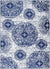 Marieann Bohemian Dark Blue Area Rug