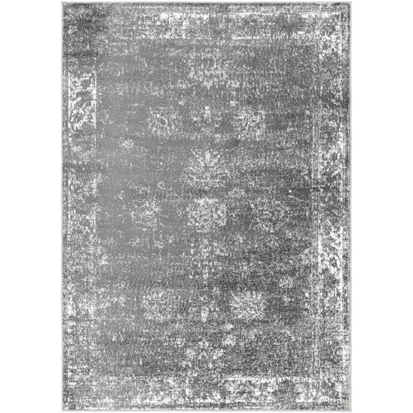 Yevette Traditional Dark Gray Area Rug