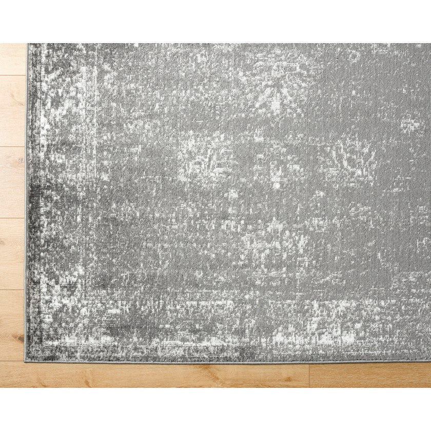 Yevette Traditional Dark Gray Area Rug