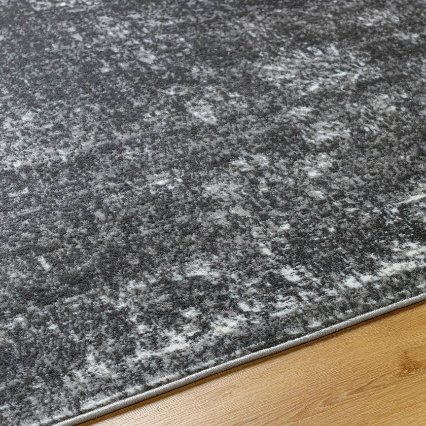 Yevette Traditional Dark Gray Area Rug