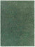 Charon Shag Dark Green Area Rug