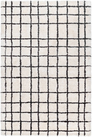 Alorton Modern White/Black Area Rug