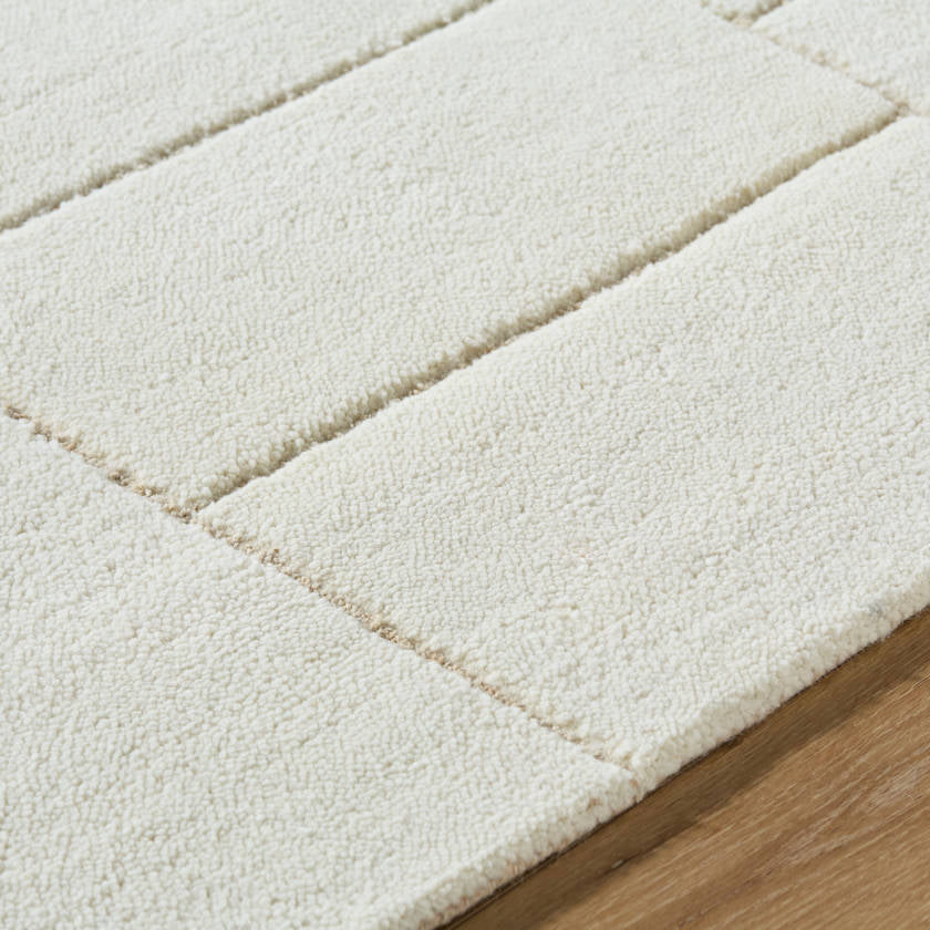 Benzion Modern Off-White Area Rug