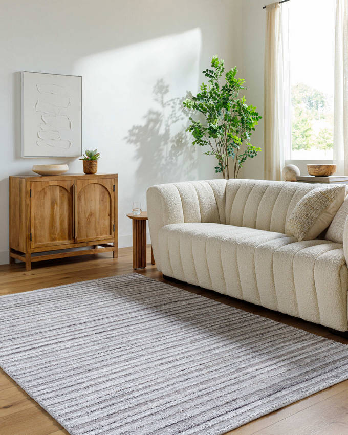 Jacquise Cottage Silver Area Rug