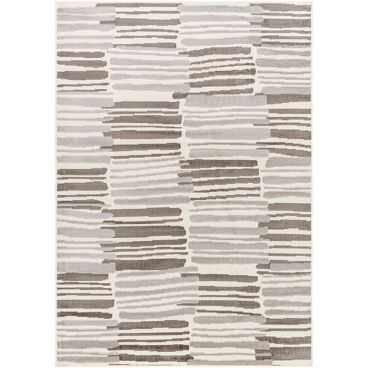 Shamaya Modern Light Gray Area Rug