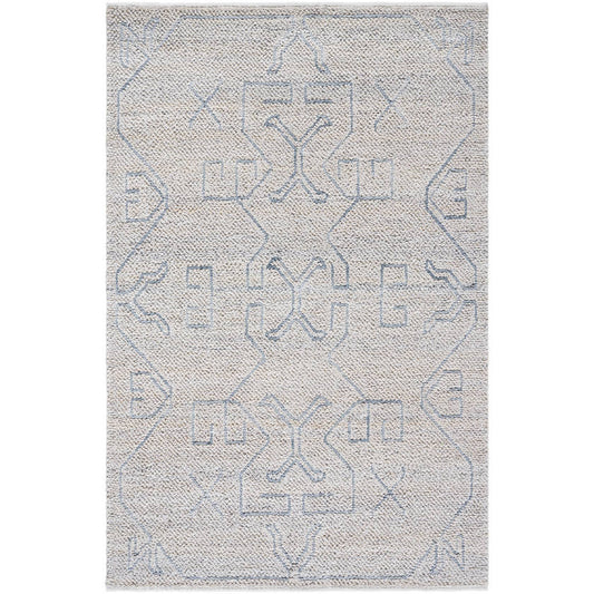 Mitul Modern Light Silver Area Rug