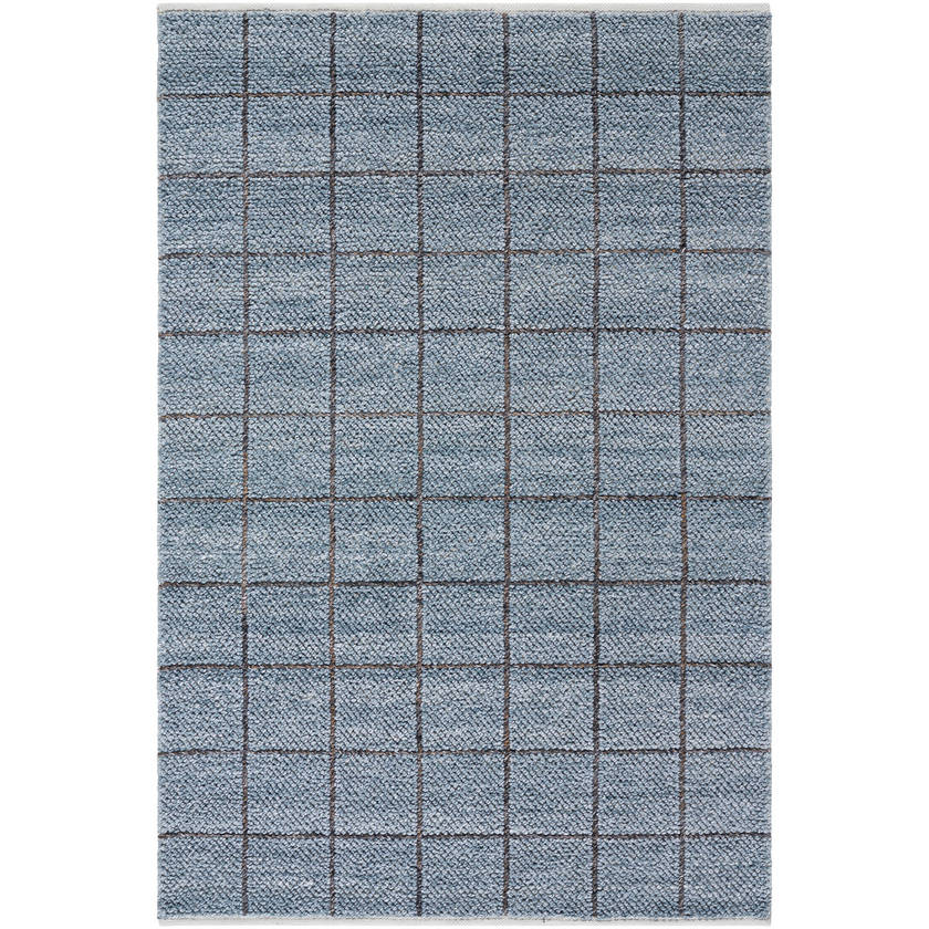 Arsenio Modern Slate Blue Area Rug