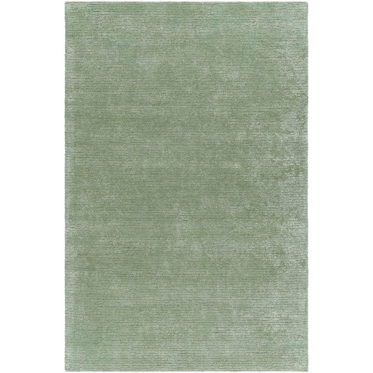 Jett Solid and Border Moss Area Rug