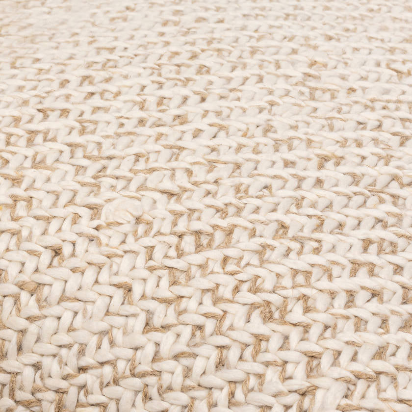 Idrees Off-White Pillow Cover