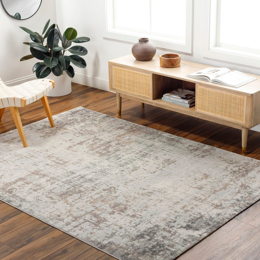Sherborne Modern Dark Brown Area Rug