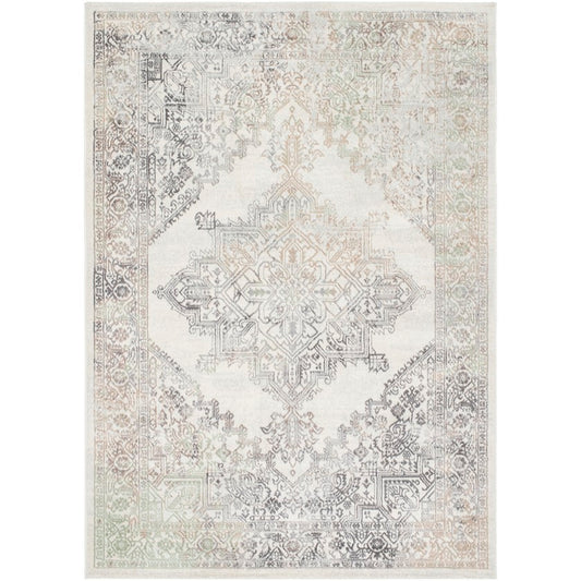 Ulvend Traditional Light Brown/Medium Gray Area Rug