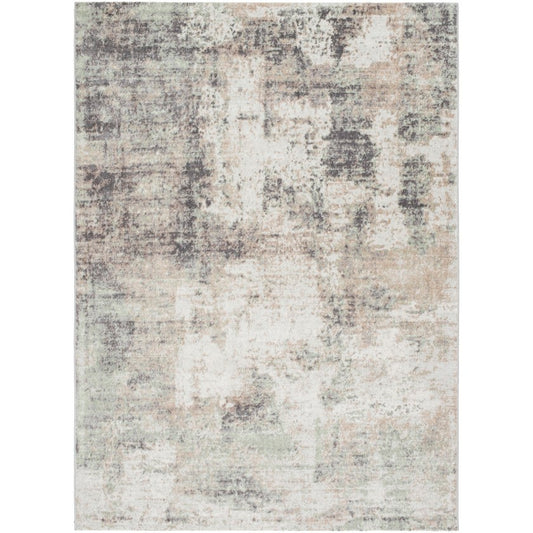 Brinda Modern Light Brown/Charcoal Area Rug