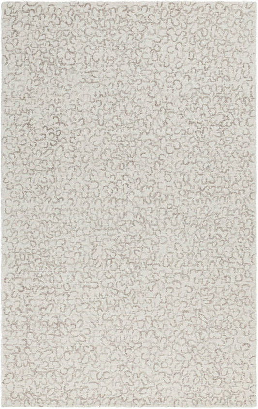 Shiann Modern Light Silver Area Rug