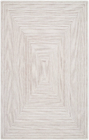 Antwann Modern Light Silver Area Rug