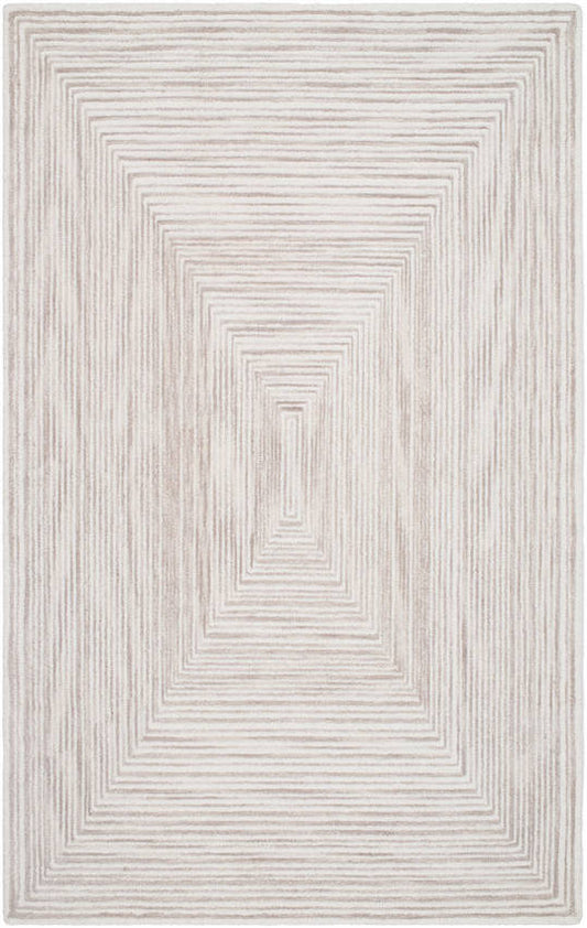 Antwann Modern Light Silver Area Rug