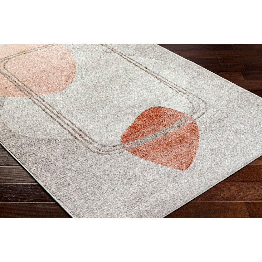 Joselin Traditional Rust/Tan Area Rug