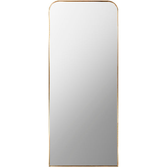 Lashunda Modern Gold Wall Mirror
