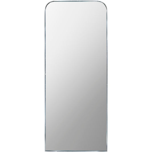 Lashunda Modern Metallic Silver Wall Mirror