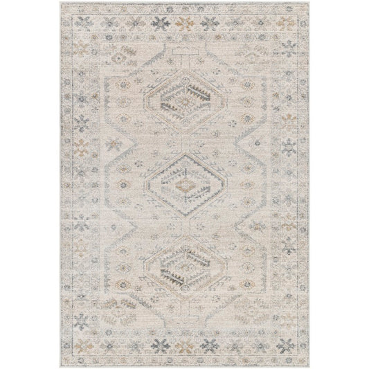 Evangelia Traditional Charcoal Area Rug