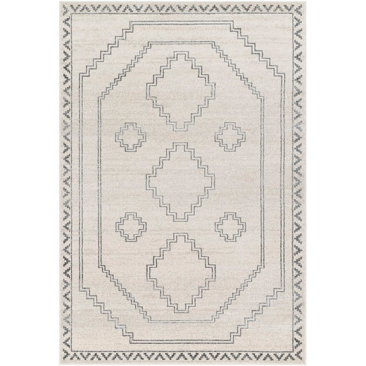 Zebadiah Modern Medium Gray Area Rug