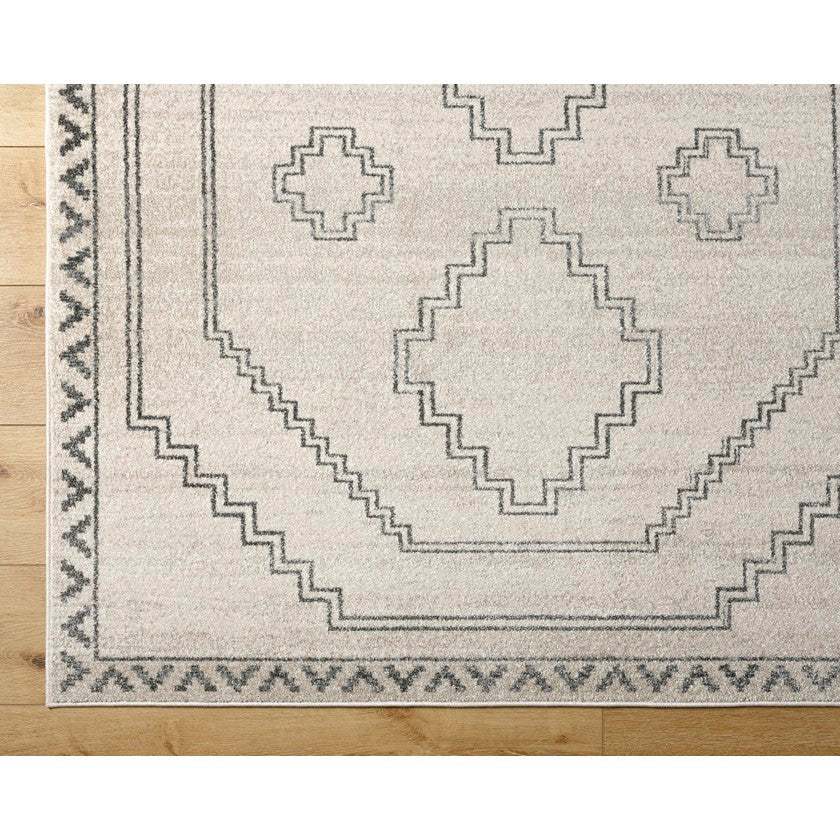 Zebadiah Modern Medium Gray Area Rug