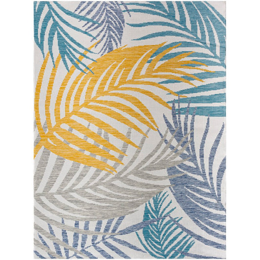 Radhika Coastal Light Gray Area Rug