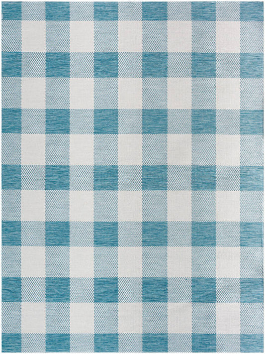 Verena Coastal Teal Area Rug