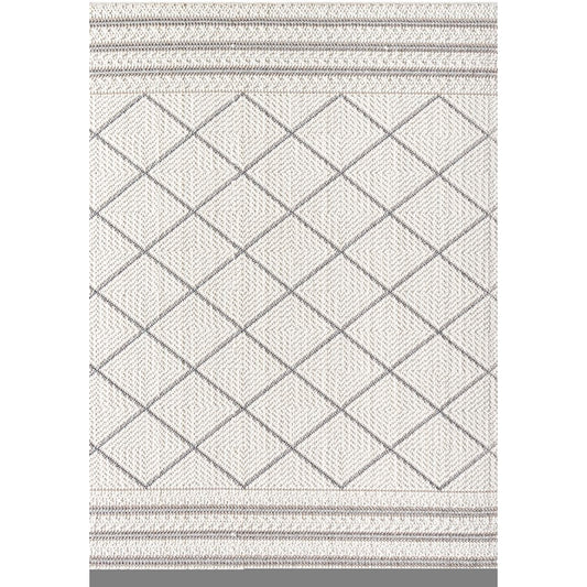 Abigayle Modern Medium Gray/Ivory Area Rug